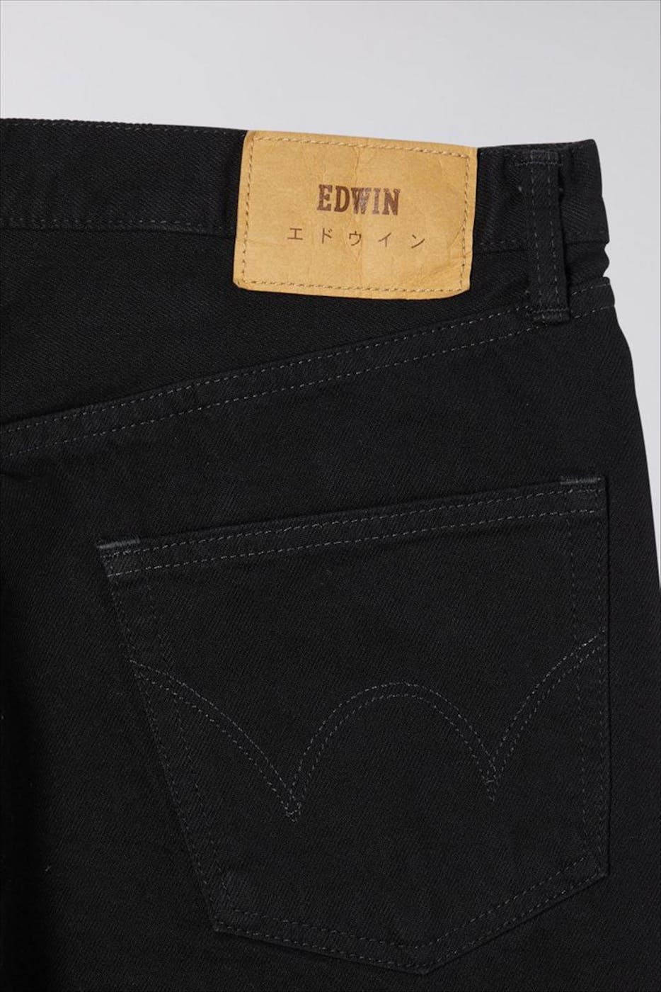 Edwin - Zwarte Slim Tapered jeans