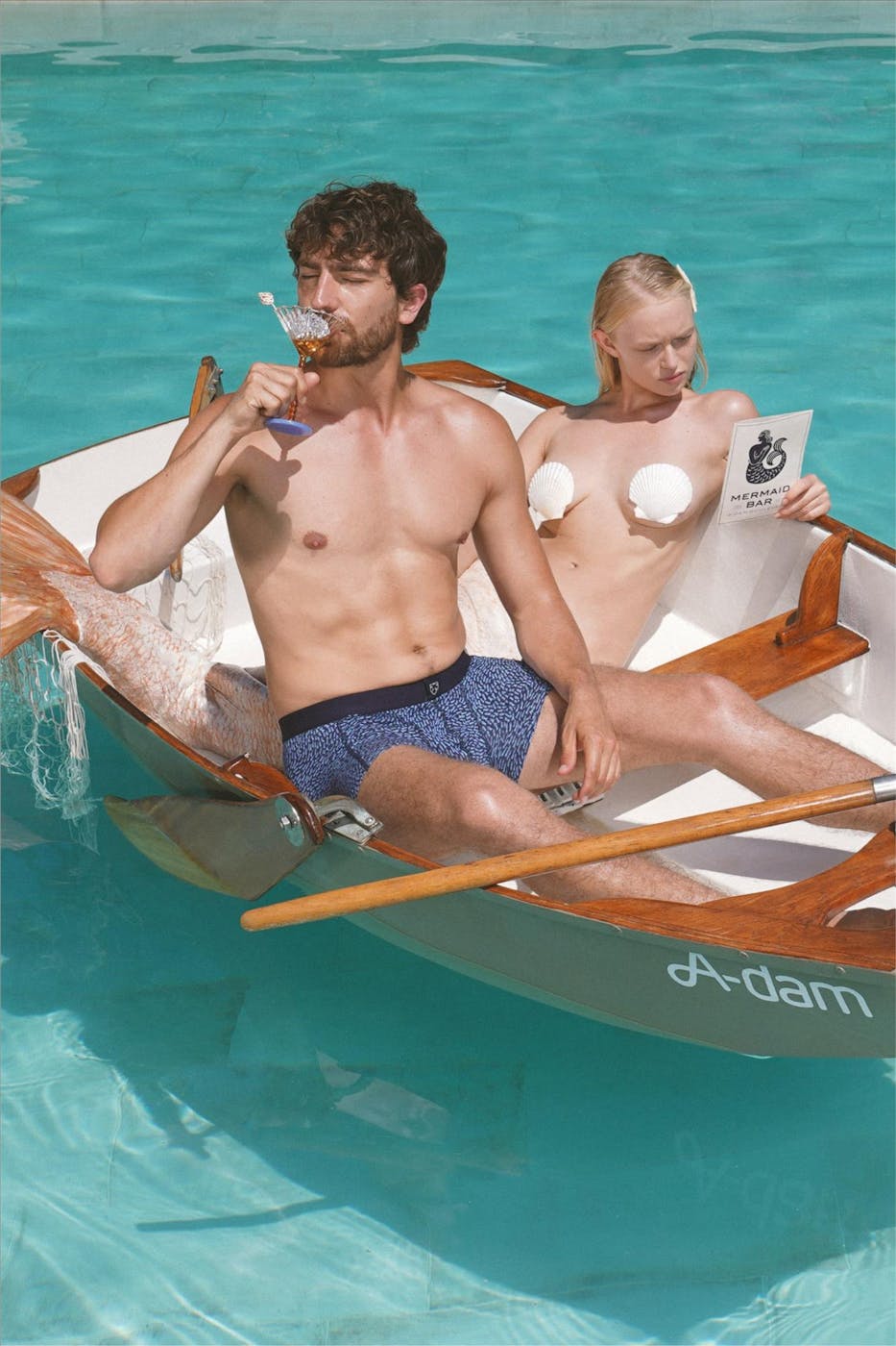 A'dam - Blauwe Visjes boxershort