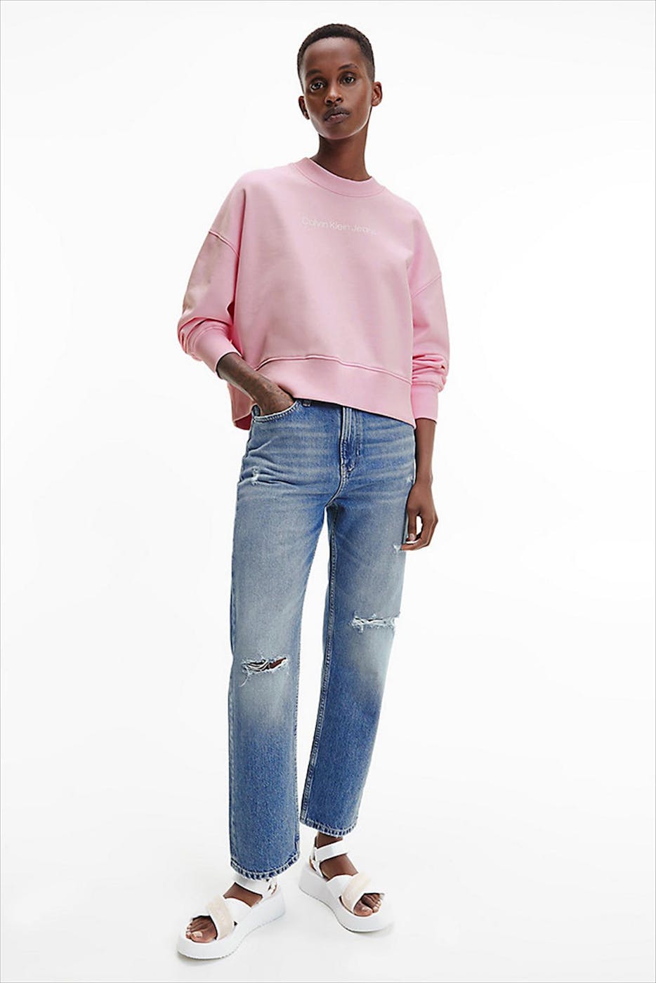 Calvin Klein Jeans - Roze Bella sweater