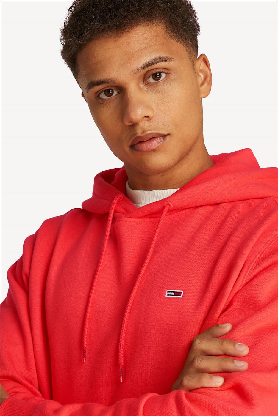 Tommy Jeans - Oranjerode Flag hoodie