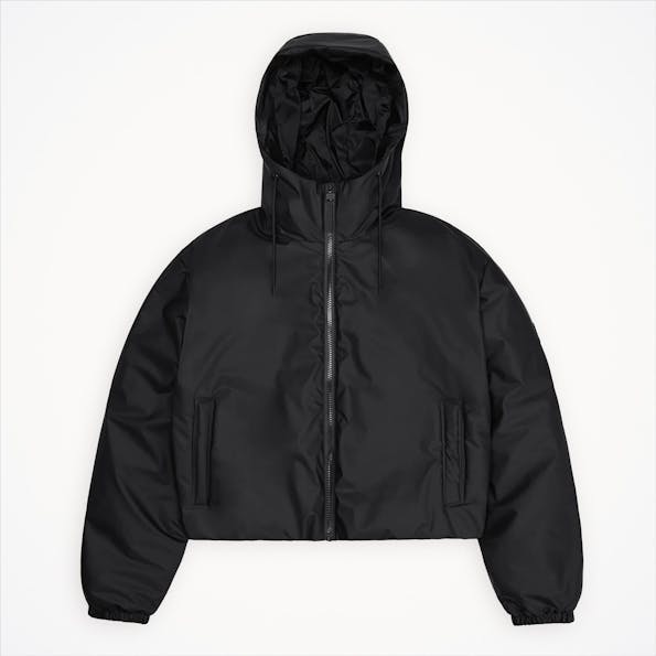 RAINS - Zwarte Lohja Insulated jas