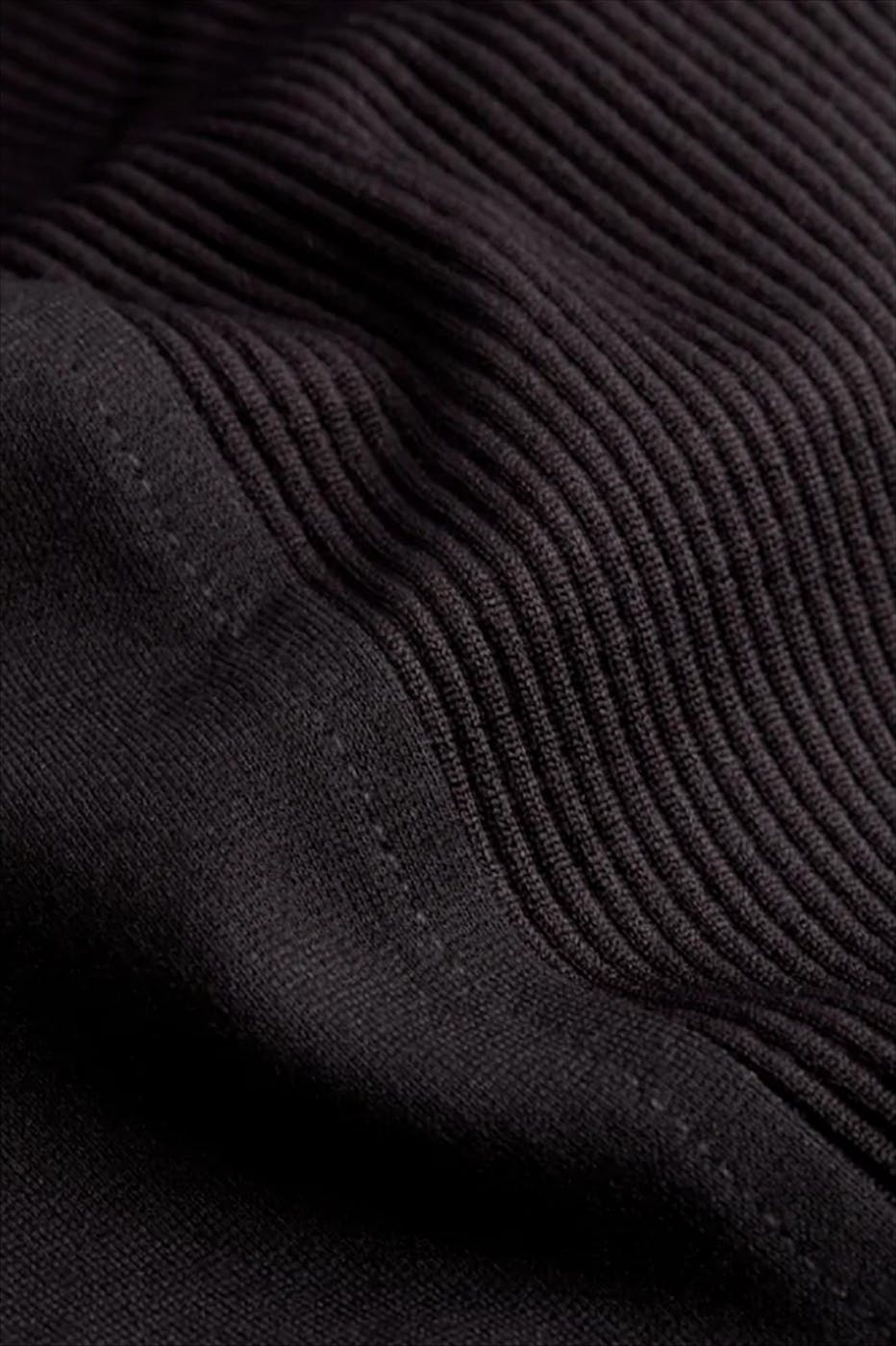 Calvin Klein Jeans - Zwarte CK Cropped Hoodie
