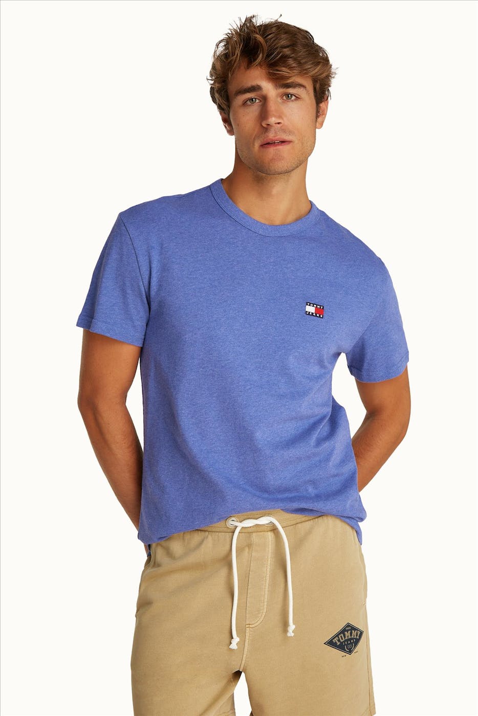 Tommy Jeans - Blauwe Badge T-shirt