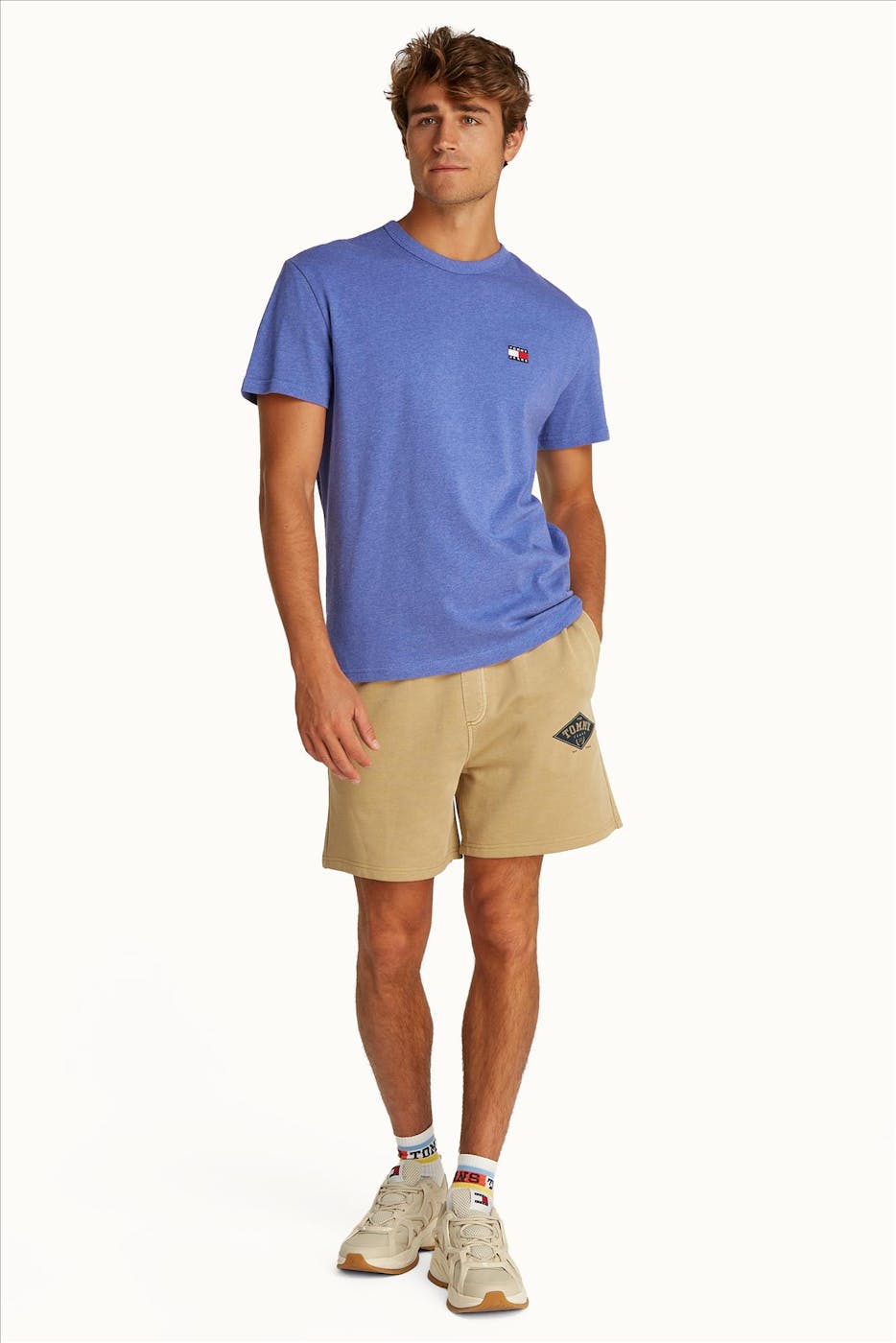 Tommy Jeans - Blauwe Badge T-shirt