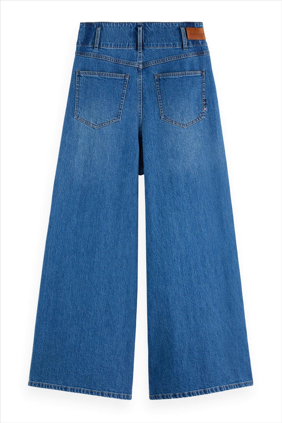 Scotch & Soda - Blauwe The Wave wide jeans