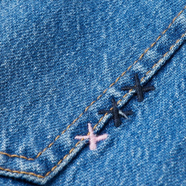 Scotch & Soda - Blauwe The Wave wide jeans