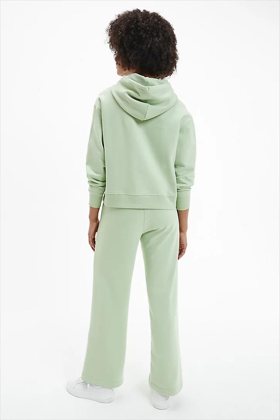 Calvin Klein Jeans - Groene Logo hoodie