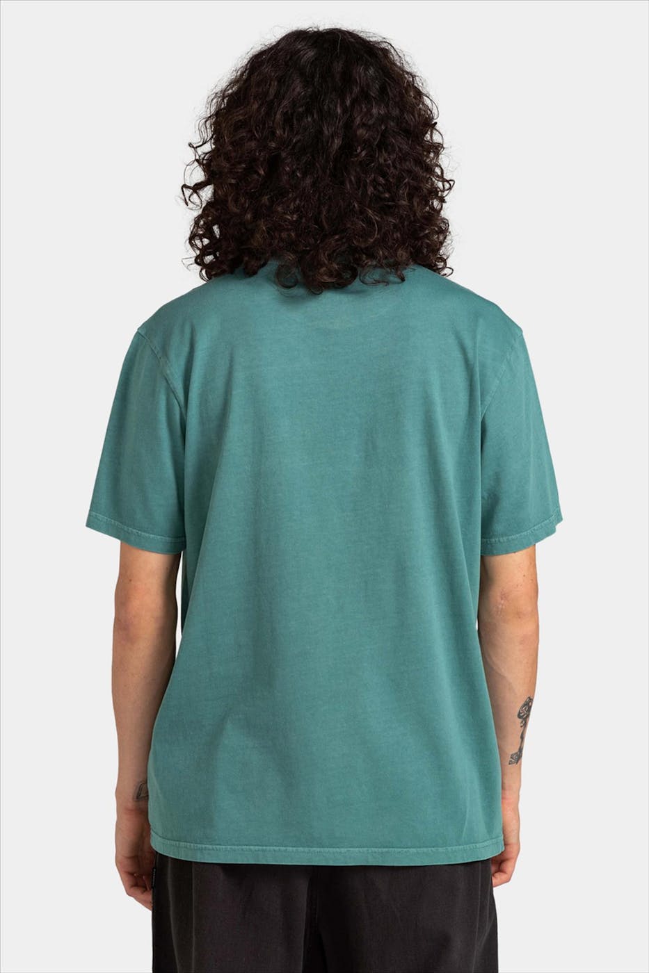 Element - Muntgroene Basic Pocket T-shirt