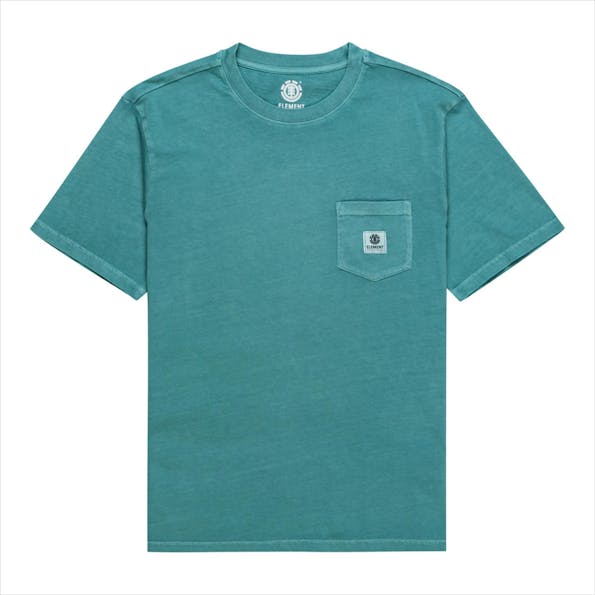 Element - Muntgroene Basic Pocket T-shirt