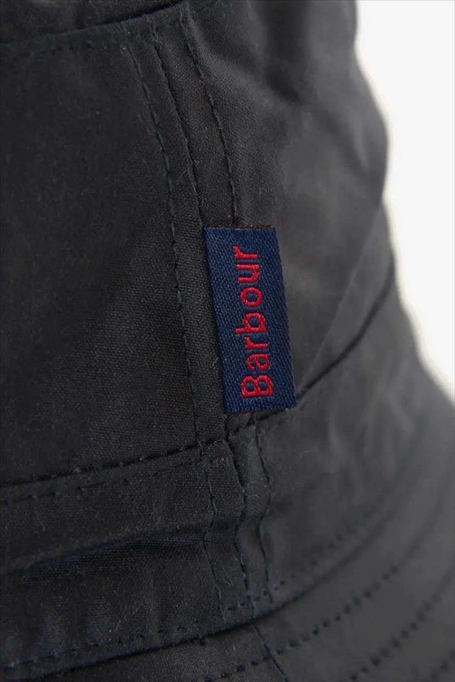 Barbour - Donkerblauwe Waxed bucket hat