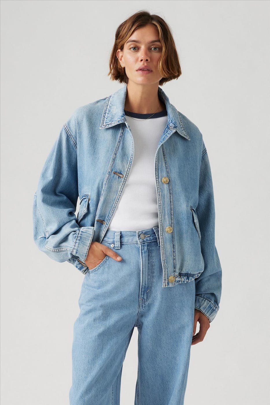 Levi's - Blauwe Janis Utility jeansjas