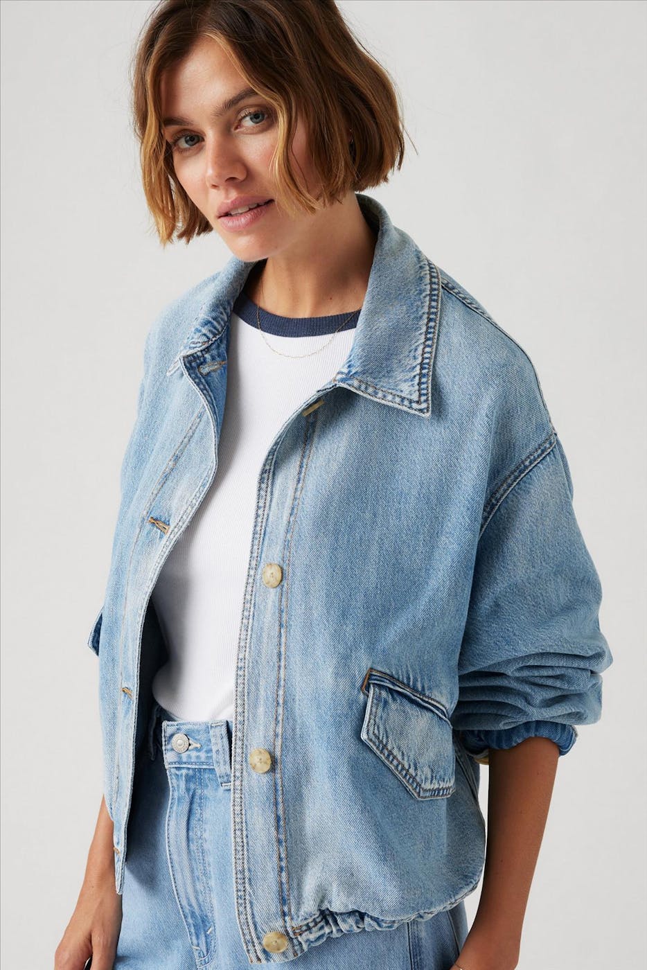 Levi's - Blauwe Janis Utility jeansjas