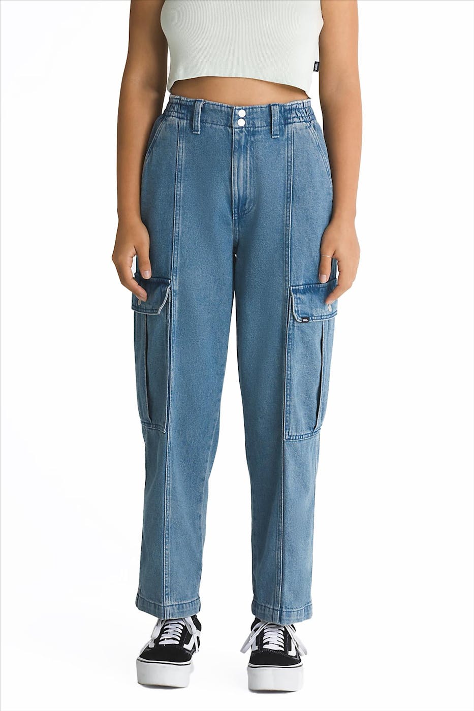Vans  - Blauwe Sidewalk cargo jeans