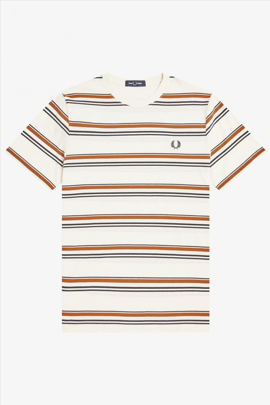 Fred Perry - Ecru Fine Stripe T-shirt