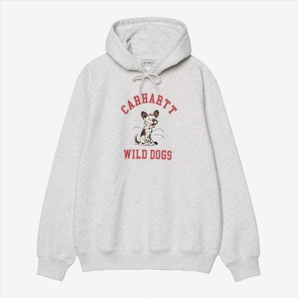 Carhartt WIP - Grijze Wild Dog hoodie