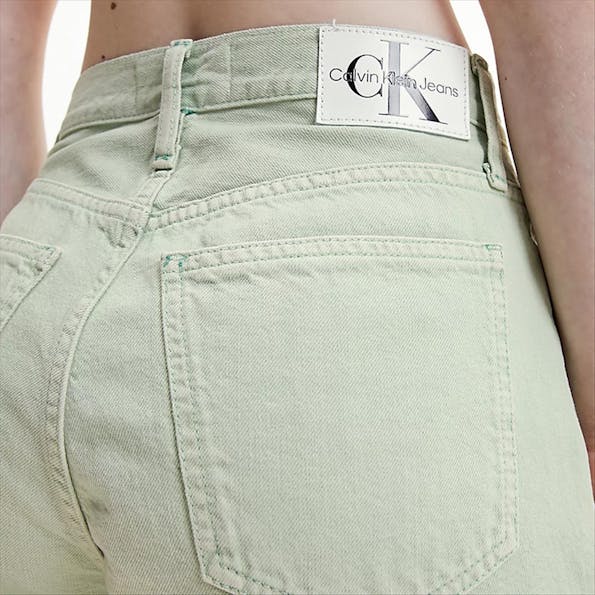 Calvin Klein Jeans - Lichtgroene Mom short