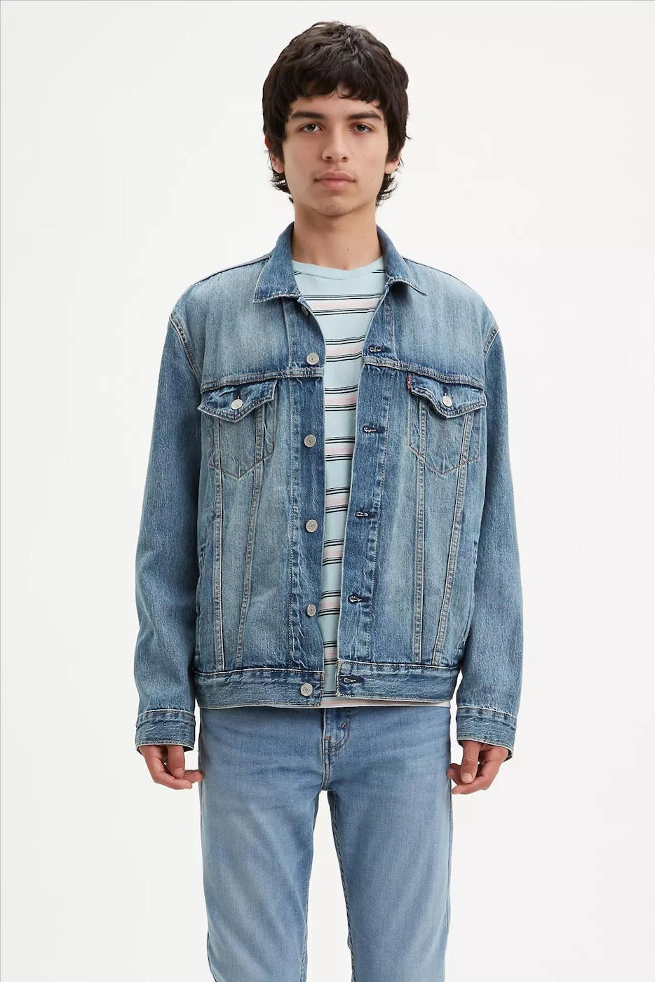 Levi's - Lichtblauwe Levi's Trucker jeansjas