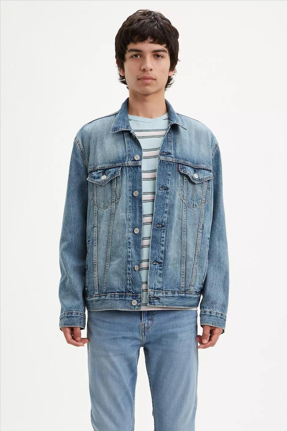 Levi's - Lichtblauwe Levi's Trucker jeansjas