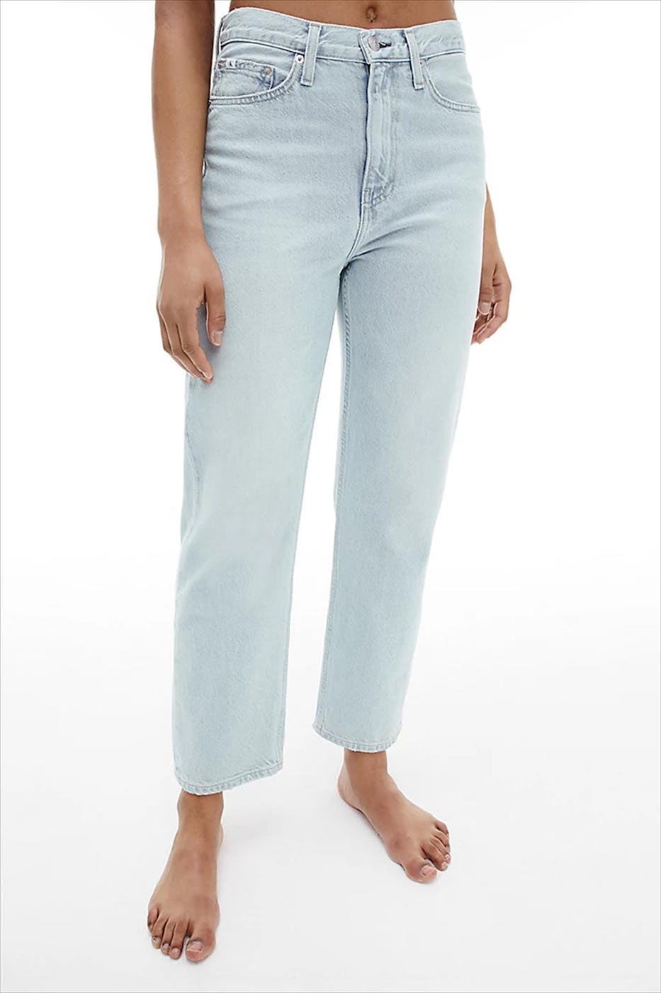 Calvin Klein Jeans - Lichtblauwe High Rise straight jeans
