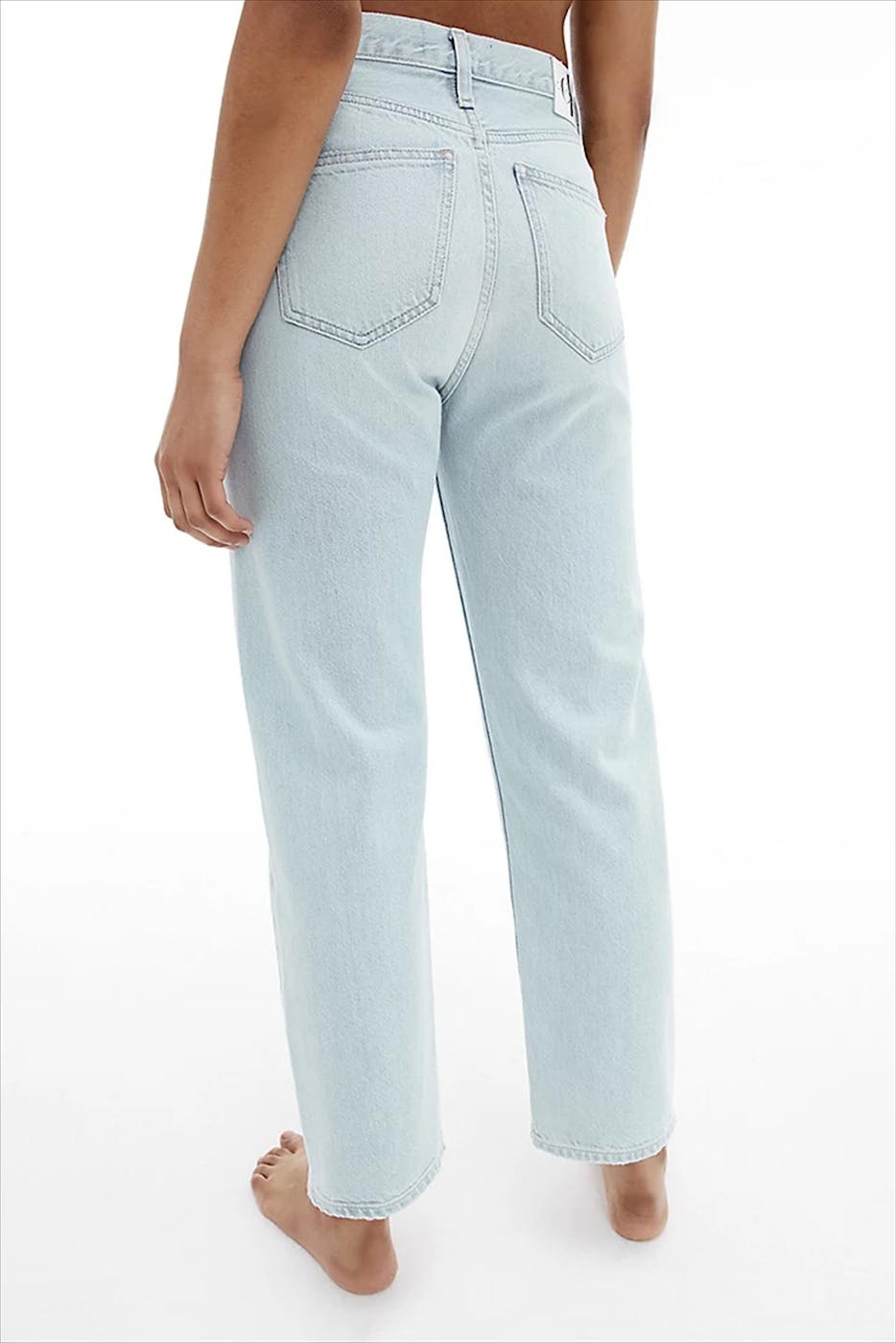 Calvin Klein Jeans - Lichtblauwe High Rise straight jeans