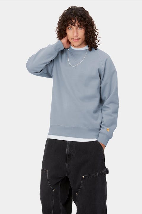 Carhartt WIP - Lila grijze Chase sweater