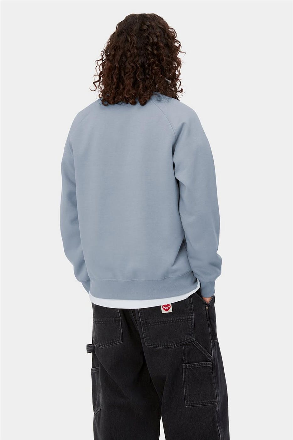 Carhartt WIP - Lila grijze Chase sweater
