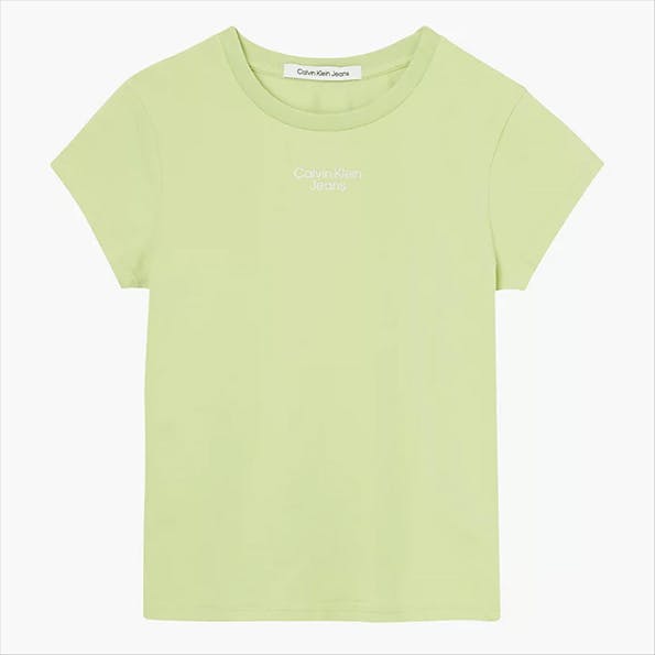 Calvin Klein Jeans - Groene logo T-shirt