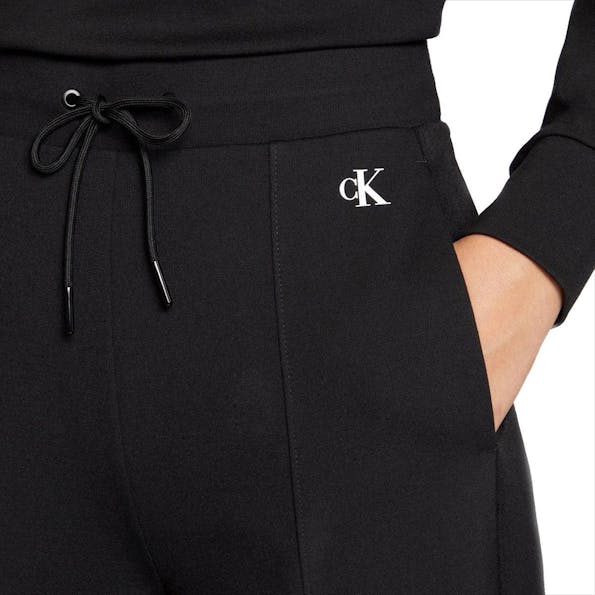 Calvin Klein Jeans - Zwarte CK Jersey Broek