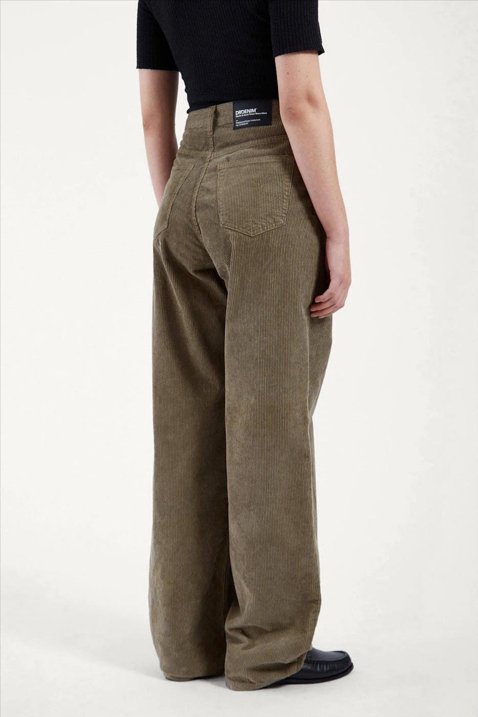 Dr. Denim - Zwart-Roeste Echo straight jeans