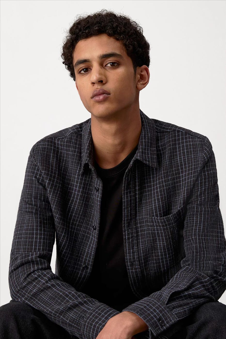 Calvin Klein Jeans - Zwart Check Flannel hemd