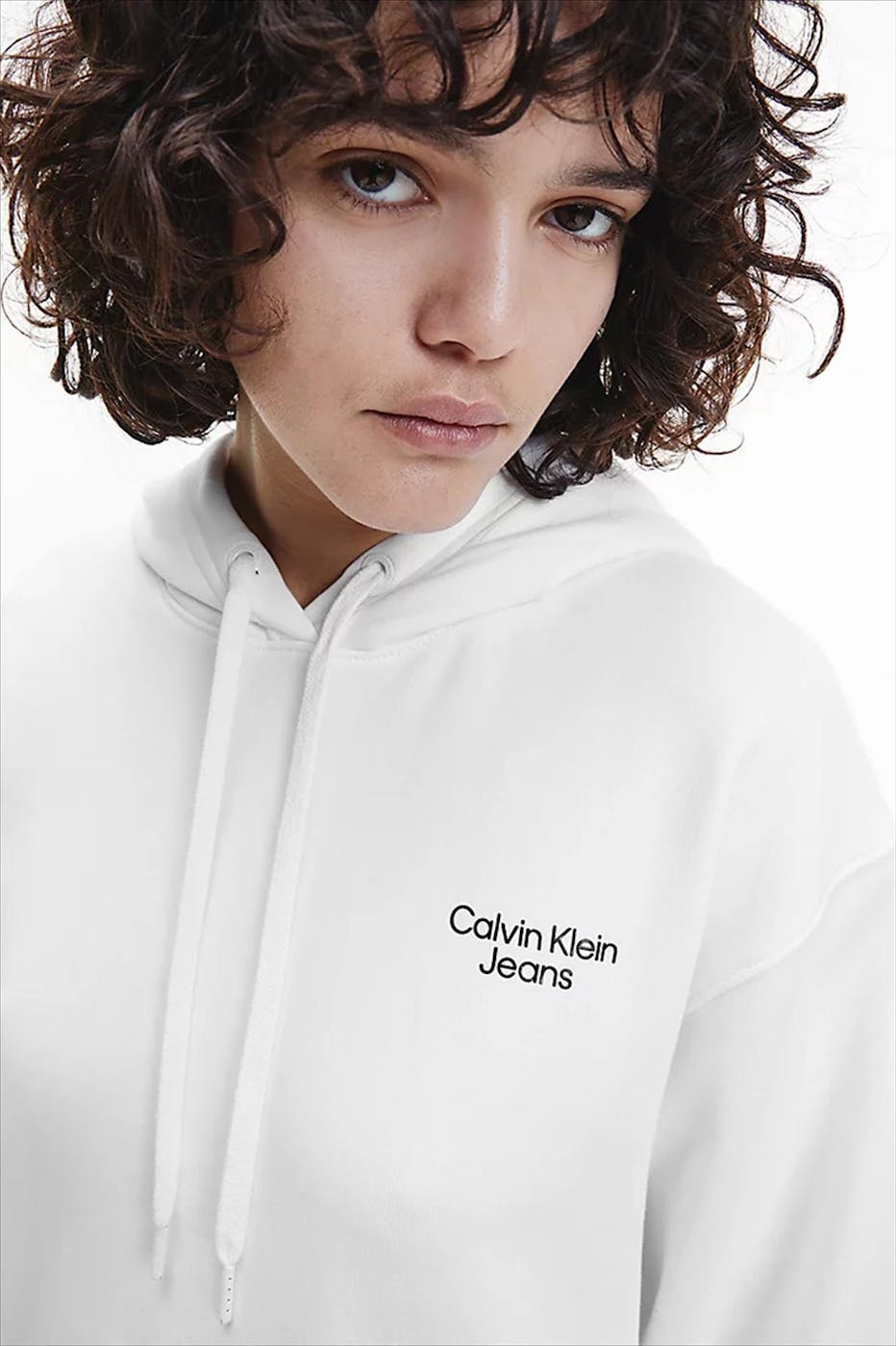 Calvin Klein Jeans - Witte Neon Back sweater
