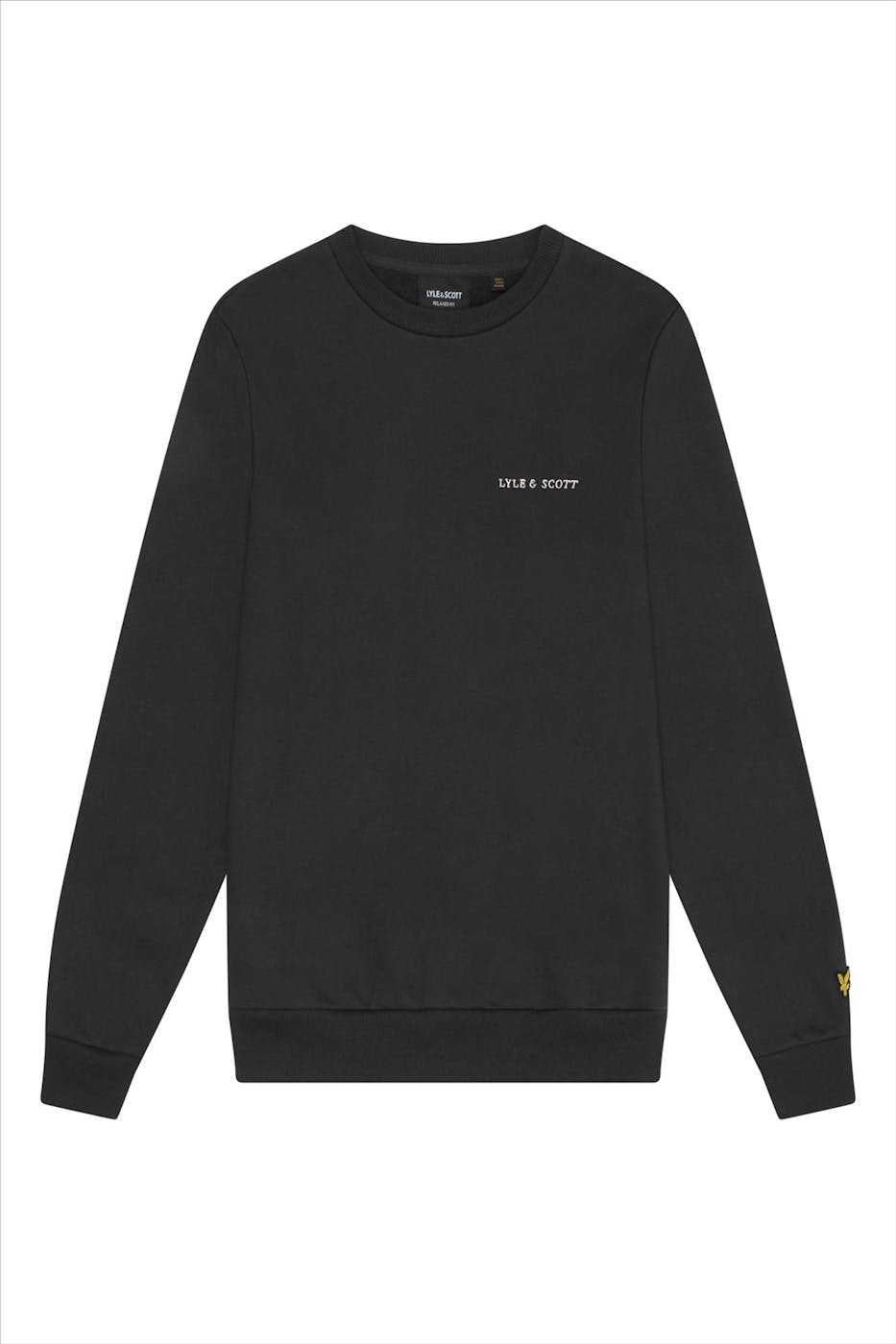 Lyle & Scott - Donkergrijze Embroidered sweater