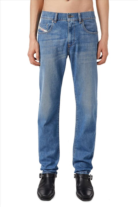 Diesel - Grijsblauwe D-Strukt slim jeans