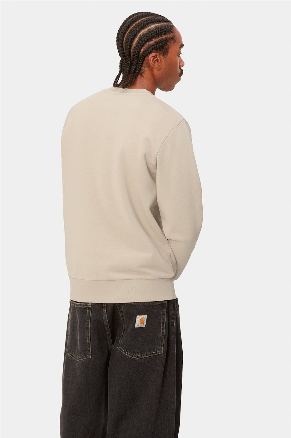 Carhartt WIP - Beige Script Embroidery sweater