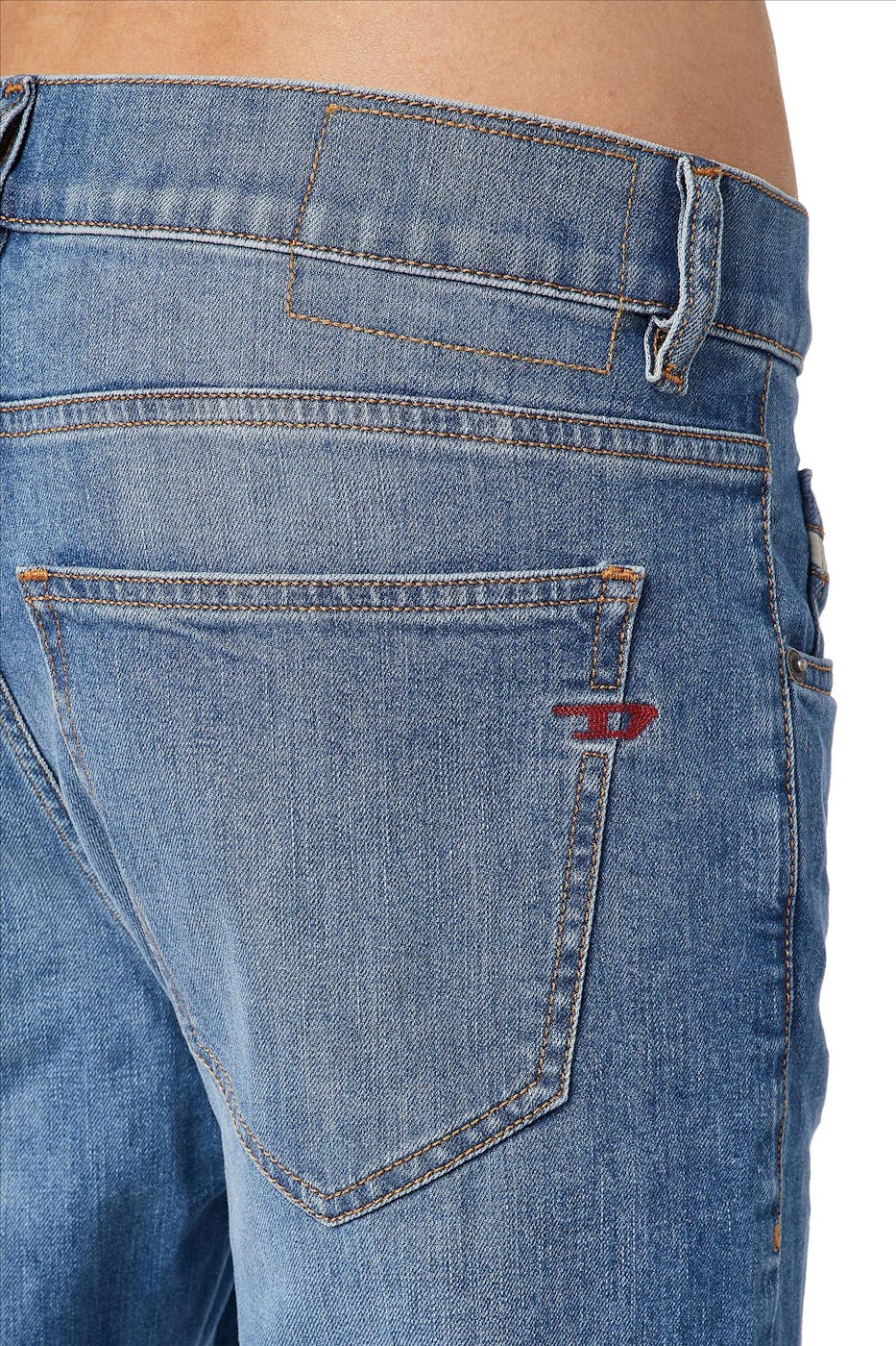 Diesel - Grijsblauwe D-Strukt slim jeans