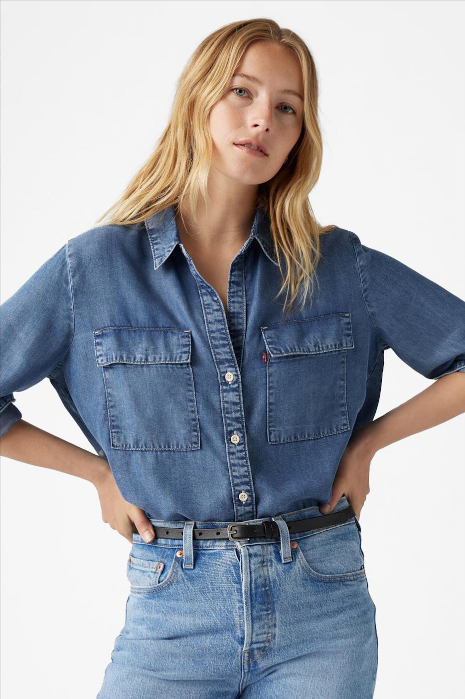 Levi's - Blauwe Doreen blouse