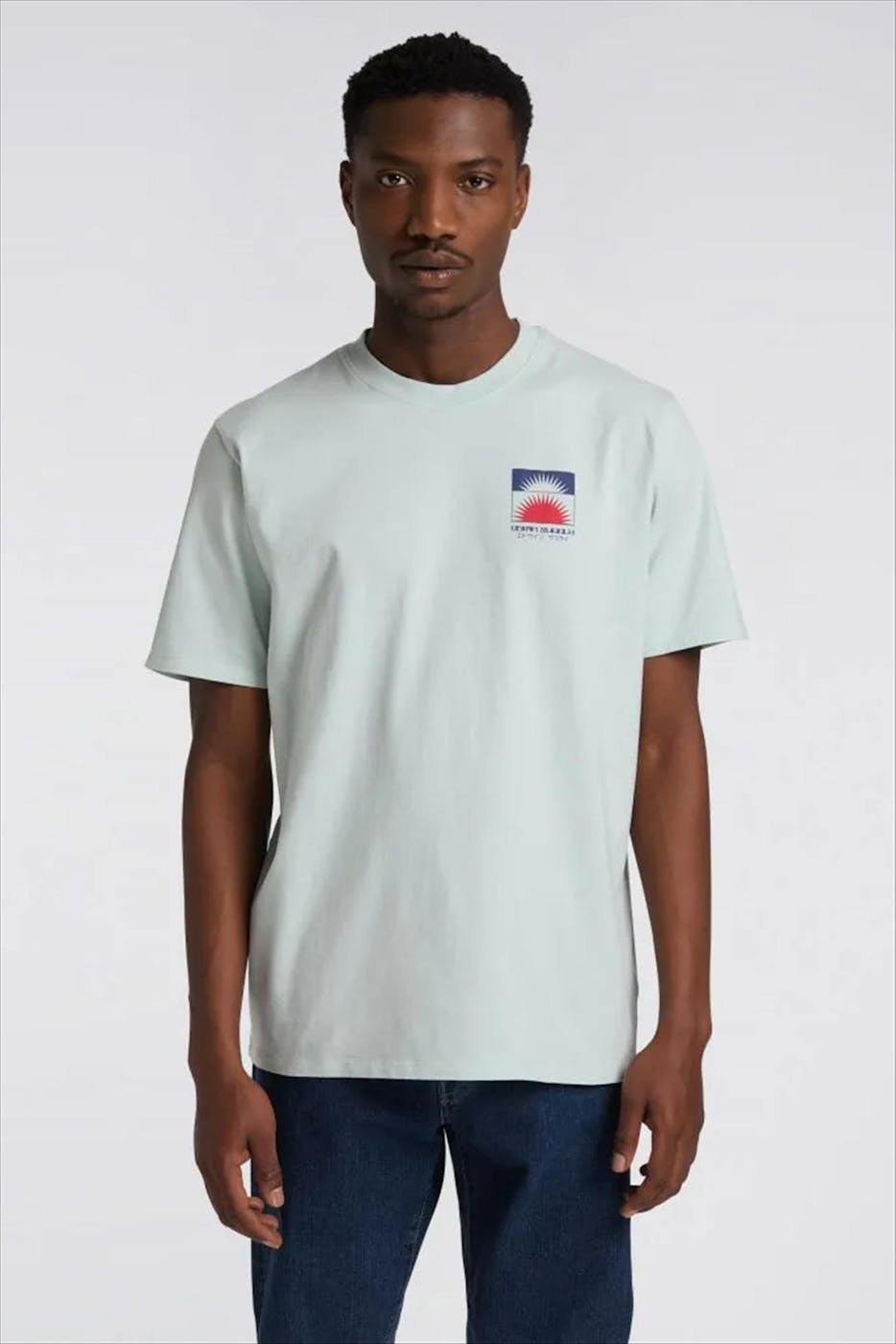 Edwin - Lichtgroene Ippan T-shirt