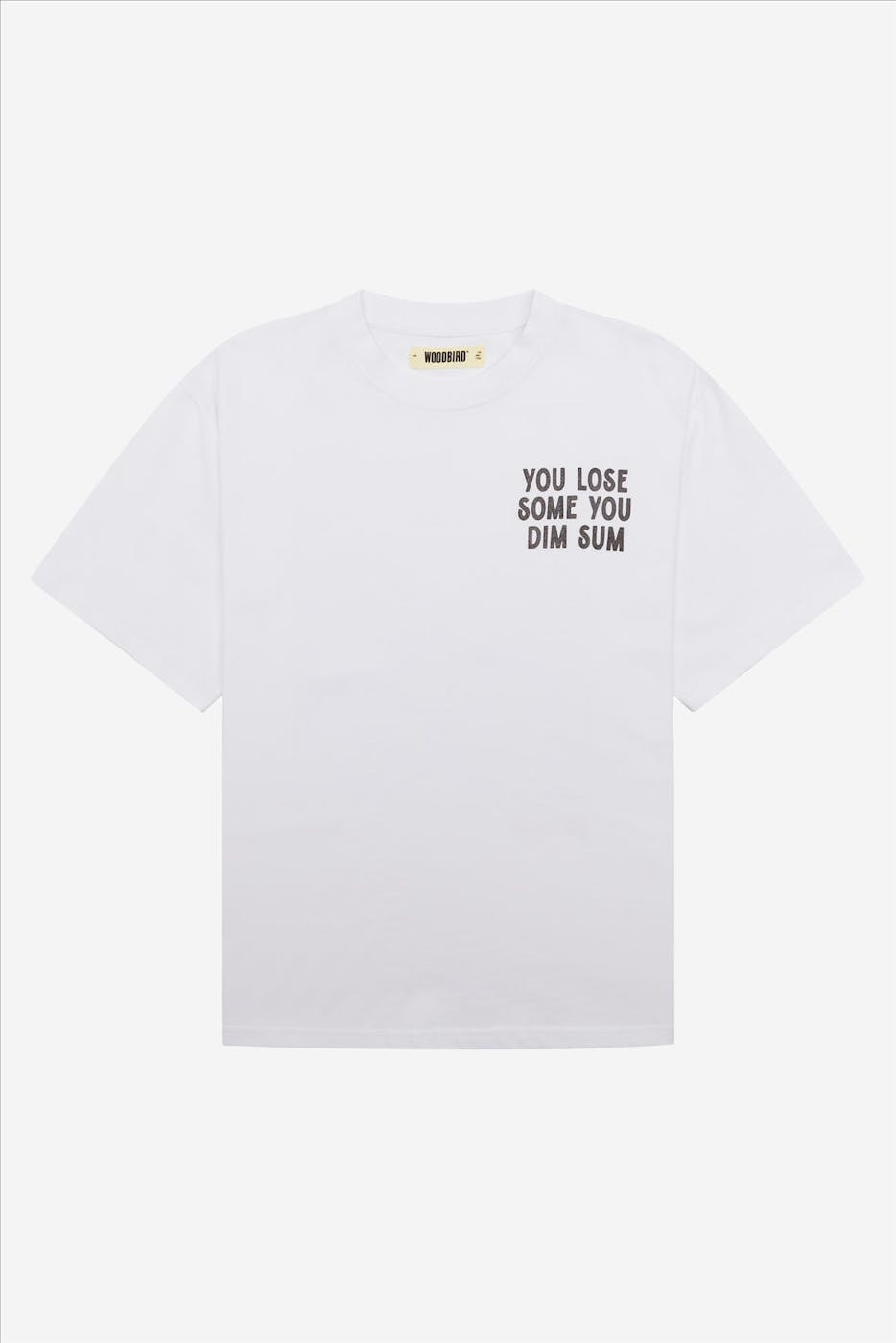 WOODBIRD - Witte Baine Dimsum T-shirt