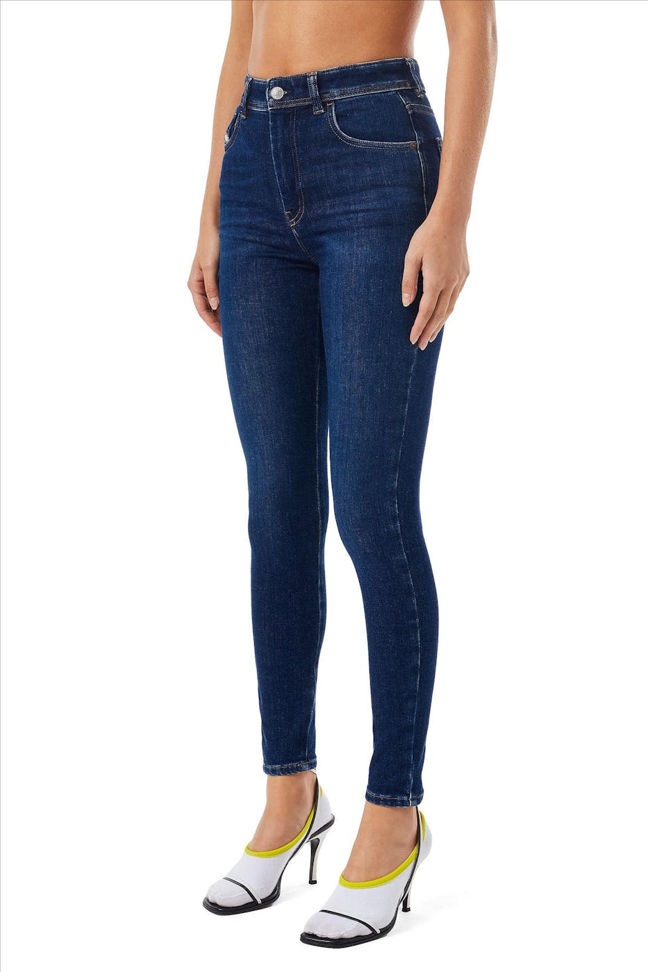 Diesel - Donkerblauwe Slandy skinny jeans