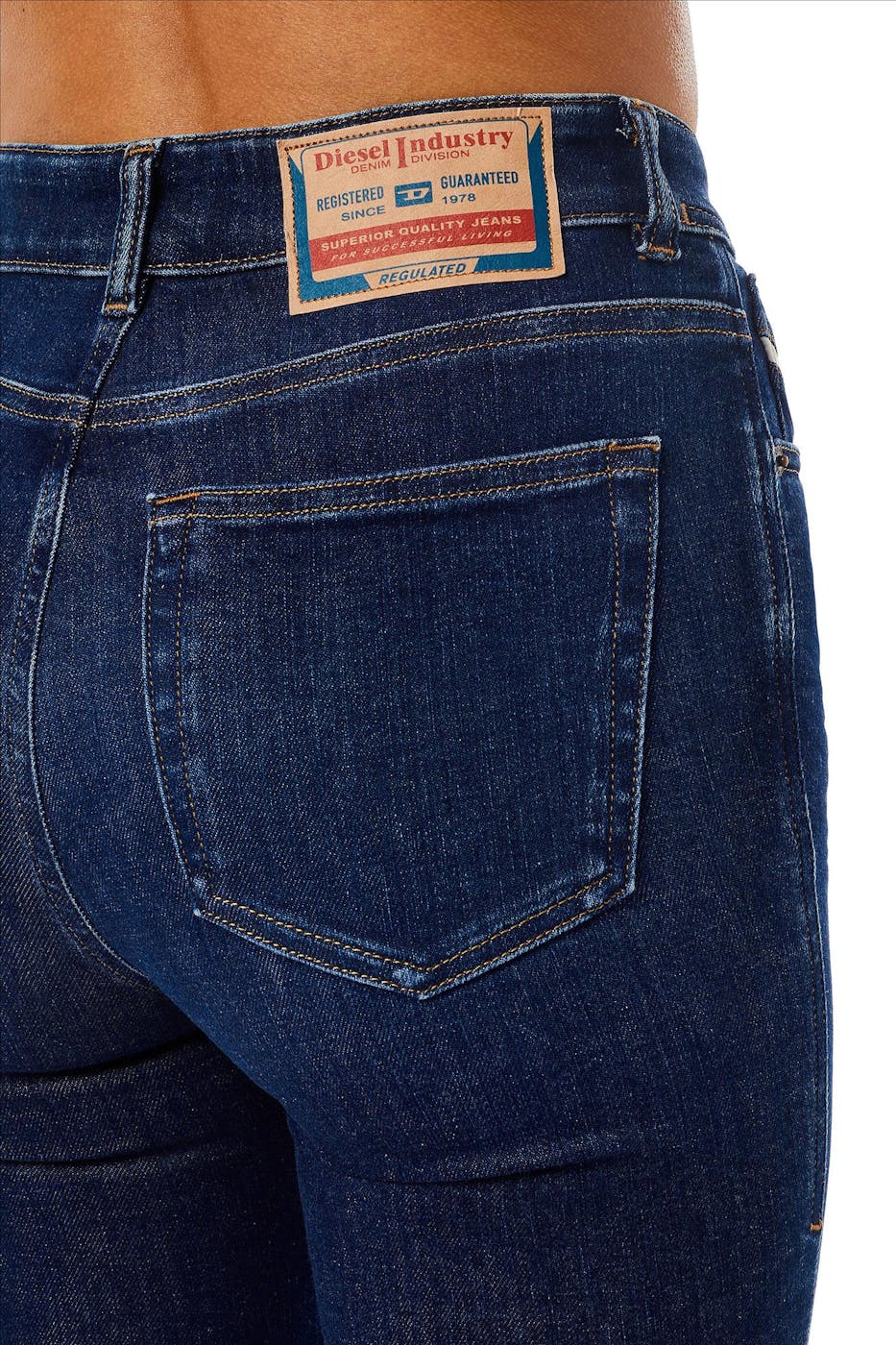 Diesel - Donkerblauwe Slandy skinny jeans