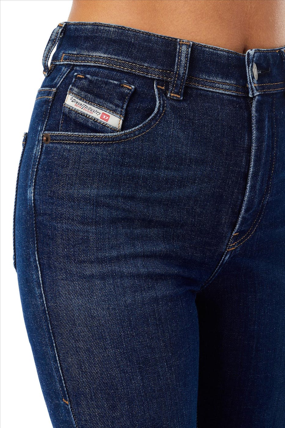 Diesel - Donkerblauwe Slandy skinny jeans