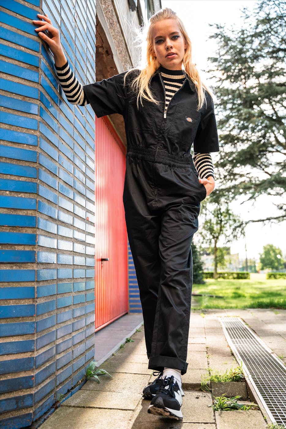 Dickies - Zwarte Vale jumpsuit