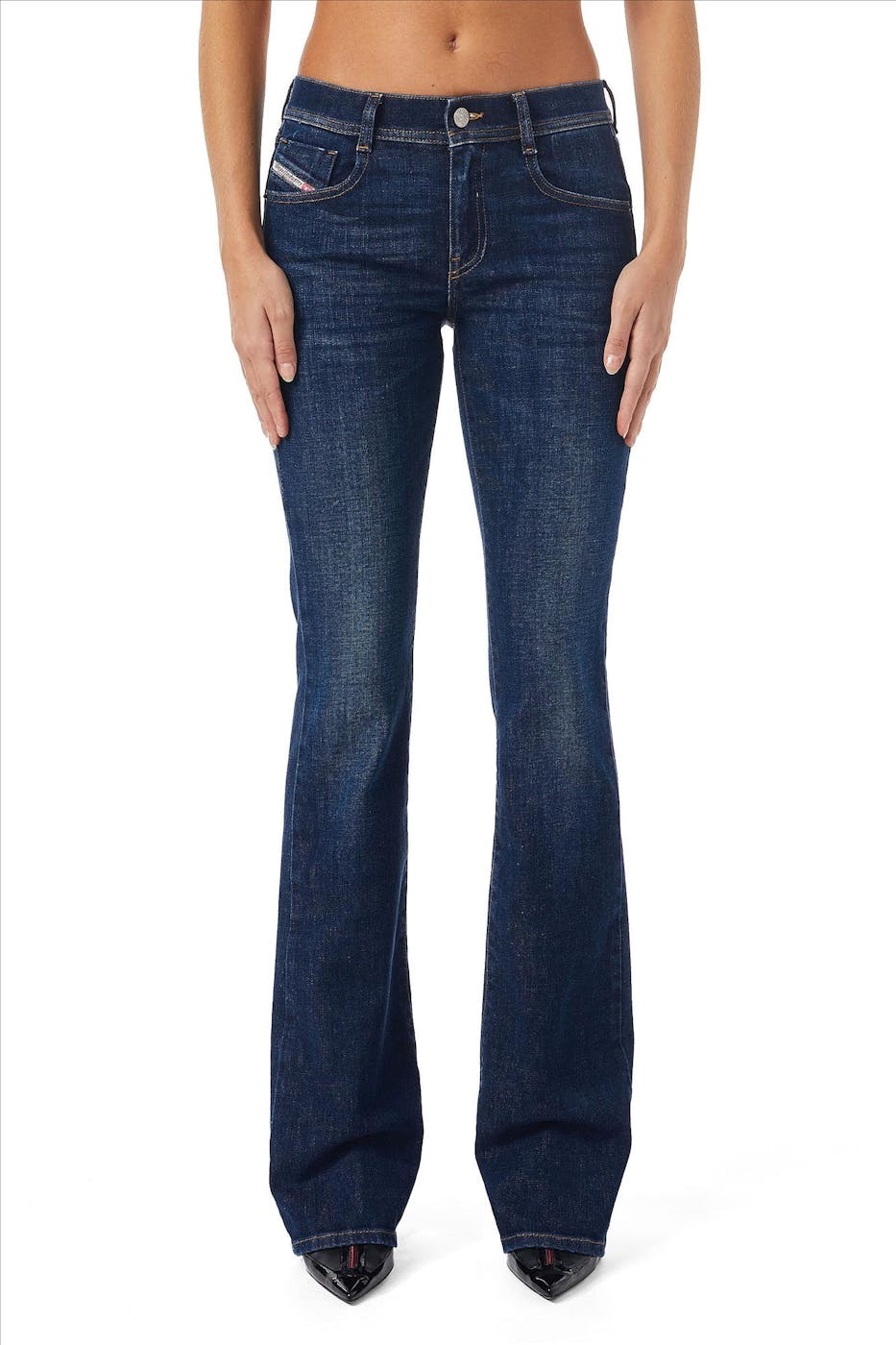 Diesel - Donkerblauwe 1969 flared jeans
