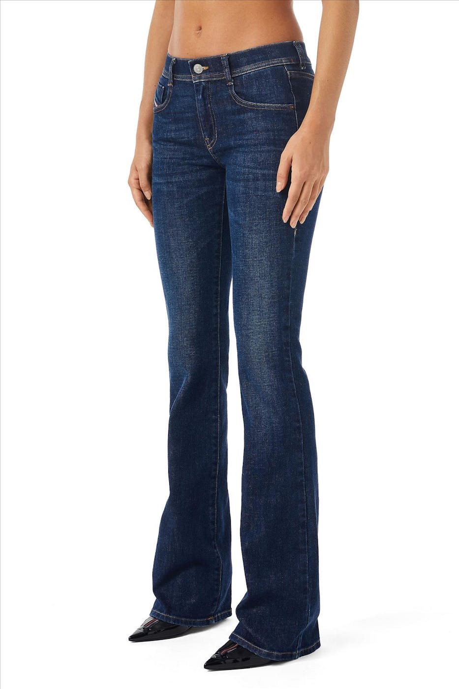 Diesel - Donkerblauwe 1969 flared jeans