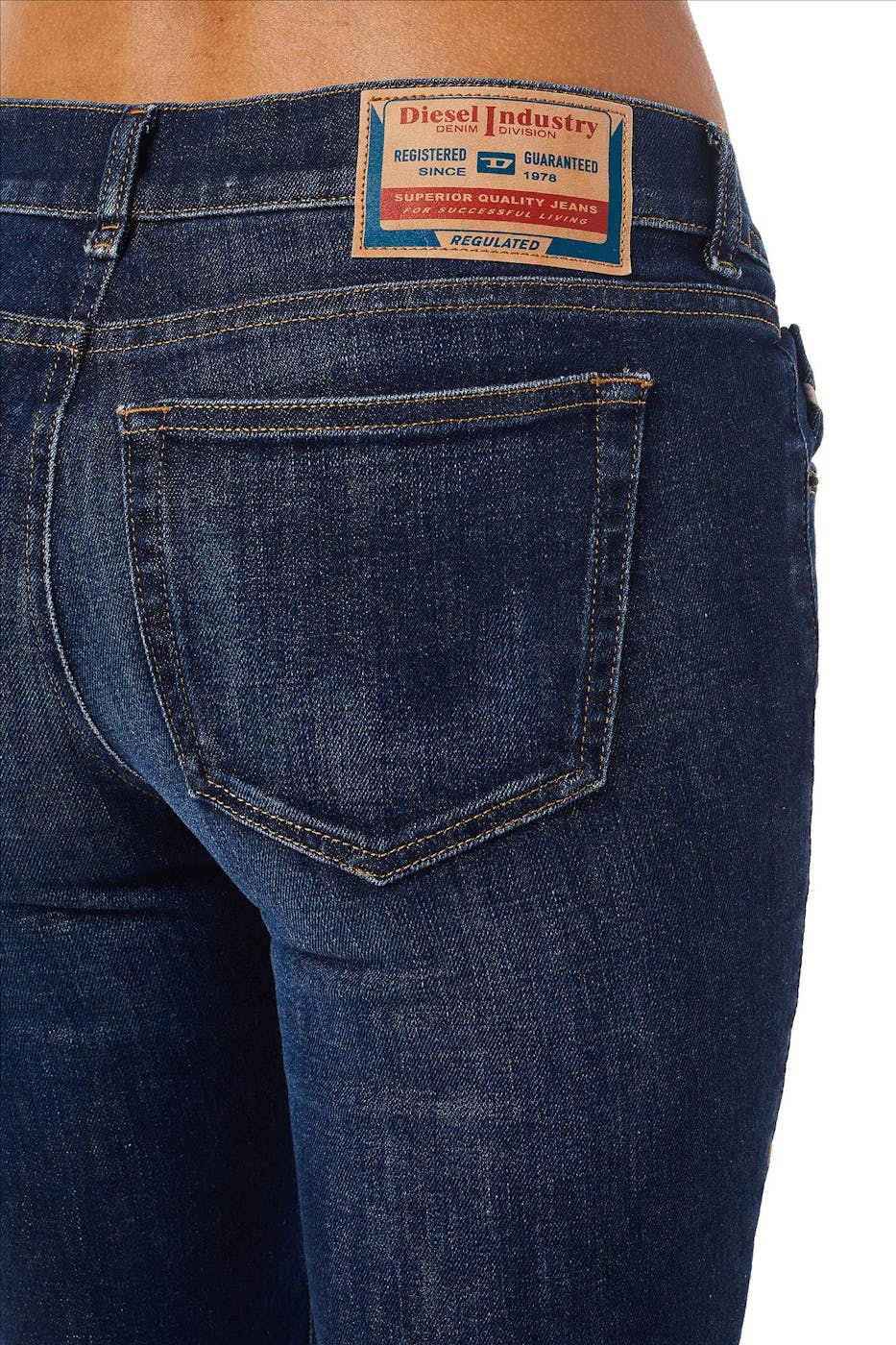 Diesel - Donkerblauwe 1969 flared jeans