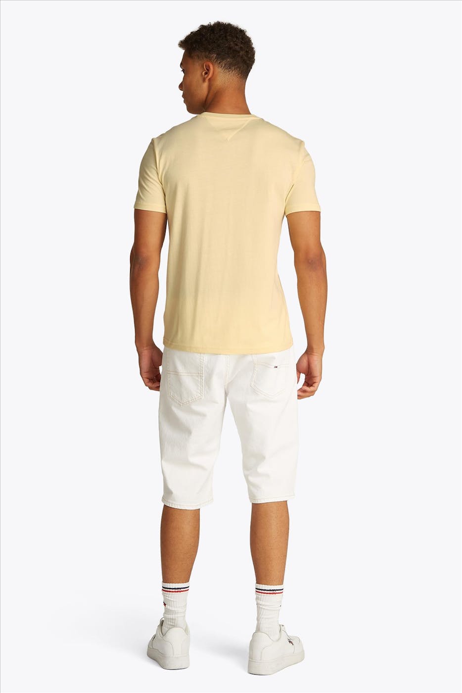 Tommy Jeans - Gele Jaspe T-shirt