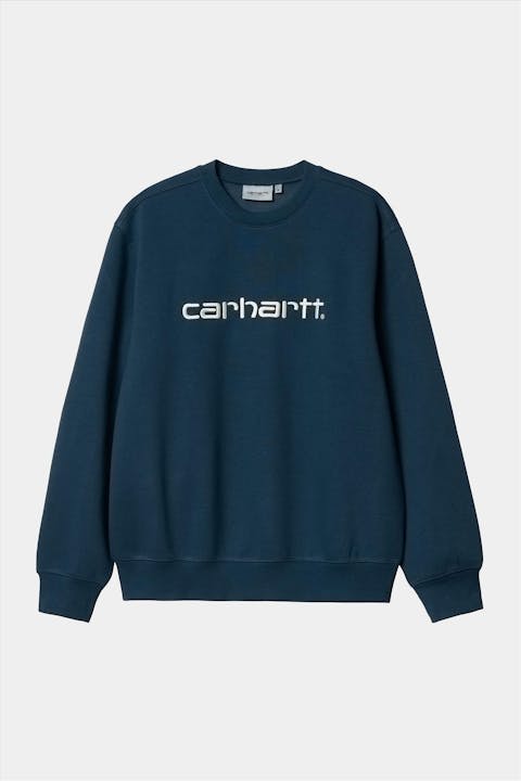 Carhartt WIP - Blauwe Script sweater