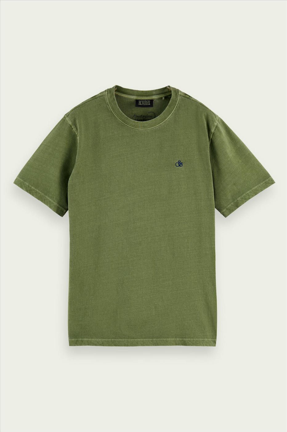 Scotch & Soda - Groene Basic T-shirt