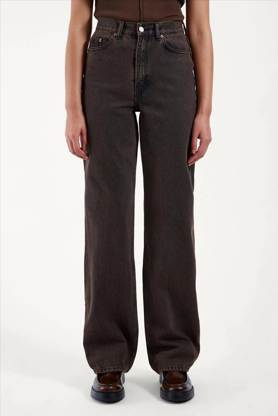 Dr. Denim - Zwart-Roeste Echo Straight jeans