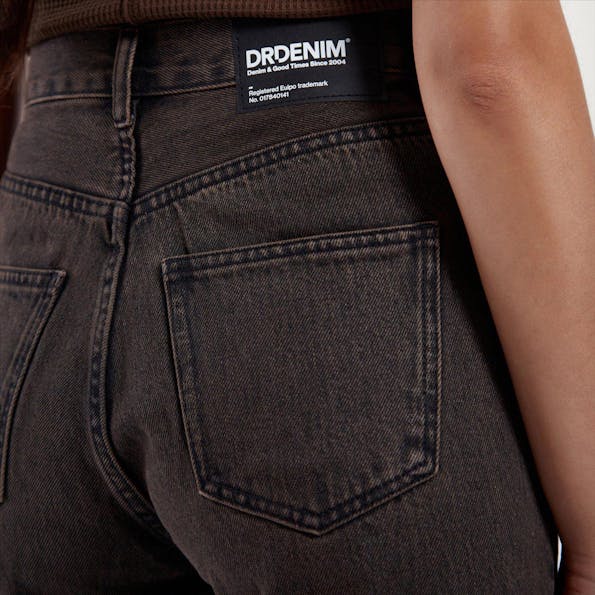 Dr. Denim - Zwart-Roeste Echo Straight jeans